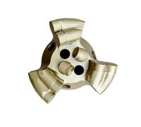 Broca escalonada de 3 alas, broca de arrastre PDC for perforación de pozos, broca for perforación minera, exploración geológica, minería del carbón(98mm)
