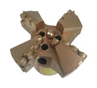 Broca escalonada de 4 alas, broca de arrastre PDC for perforación de pozos, broca for perforación minera, exploración geológica, minería del carbón(250mm)