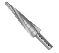 Broca escalonada de espiral HSS-XE Karnasch, d=4-12, CBN, 3 filos