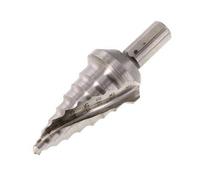 Broca escalonada HSS de RUKO con filo espiral tamaño 4