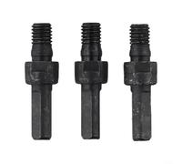 Broca escalonada para carpintería y metalurgia con bisel biselado y diseño de flauta recta que proporciona un corte limpio de agujeros para azulejos y mármol (3 varillas)