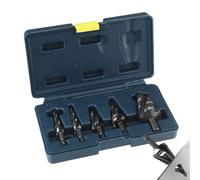 Broca escalonada para metal | Broca de alto rendimiento para madera, aluminio, acero inoxidable PP con ejecución resistente y ranura en espiral