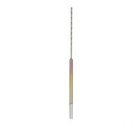 Broca espiral de acero endurecido de alta velocidad 2 35MM vástago para perforación profesional y uso de aguja de perforación longitud 75mm (1.0)