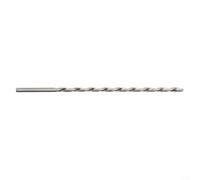 Broca espiral extralarga HSS de 200 mm para metal, madera, plástico, acero inoxidable, vástago redondo, alta resistencia al desgaste, eliminación rápida de virutas, calidad industrial, juego de brocas