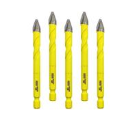 Broca excéntrica de cabeza torcida 8MM Juego de brocas DARTOTEK Twist Brocas para madera/plástico/vidrio/hormigón ladrillo Broca para materiales múltiples con estuche para brocas,5 pcs