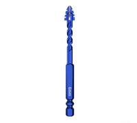 Broca excéntrica FourFlute de alta velocidad con diseño de estabilidad triangular para perforar azulejos de vidrio, ladrillos, cemento, granito y superficies de hormigón (12 mm)