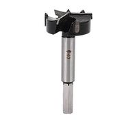 Broca Forstner de 3 flautas, 40 mm, broca perforadora de carpintería de carburo cementado premium para bisagras de puertas de muebles y tableros de madera