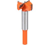 Broca Forstner para Madera Blanda 30mm, Metal Duro Forstner Broca Fresadora, Taladro de Madera Acero Cortador Herramientas con Vástago Hexagonal Accesorio para Trabajos de Madera Fina