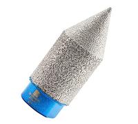 Broca Fresado Diamante 0-25mm - BRSCHNITT Broca de Dedo Diamante para Agrandar Esmerilado Orificios Existentes en Azulejos Porcelana Cerámica Mármol Granito de Piedra M14 Rosca