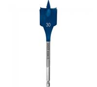 Bosch Professional 1x Brocas fresadoras planas Expert SelfCut Speed (para Madera blanda, Aglomerado, Ø 30,00 mm, Longitud 152 mm, accesorios Taladro de impacto rotativo)