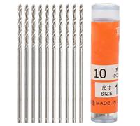 Broca helicoidal de 1,0 mm, accesorio de perforación de cuentas de perlas de vástago recto de acero de alta velocidad