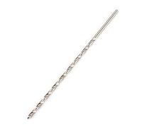 Broca Helicoidal de 4 mm Extra Larga, 200mm HSS Walfront Twist Drill Recta de Vástago, Broca Helicoidal Recta para Taladro de Madera