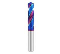 Broca helicoidal de carburo de tungsteno de 65° for metal duro, herramientas de taller mecánico, máquina de perforación CNC, 13,1-20,0 mm(19.0mm)