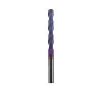 Broca helicoidal de carburo sólido HRC65 de 100 mm, con revestimiento azul, alargamiento de 2-6,9 mm, herramienta CNC for taladrar acero y metal duro.(3.2)