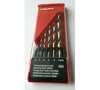 Broca helicoidal HSS 2-8 (6) juego - Unid: 1