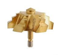 Broca hexagonal 6 35 mm para perforación de expansión de tubería de agua, compatible con taladros eléctricos, adecuada para fontanería, tamaños de 40 mm, 50 mm, 63 mm (63 mm)