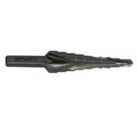 Broca HSS cónica escalada con pasadores helicoidales de 4 a 12 mm de diámetro