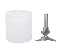Broca integrada de enrutador para curvado de arcos R50, fresa de carburo de 1/2 pulgada de vástago y 3 flautas para paneles de madera de 20-36 mm, broca de doble radio para formar