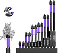 Broca magnética de alta dureza y fuerte, kit de brocas magnéticas D1 súper fuertes mejoradas 2024 (2 juegos de 12 piezas)