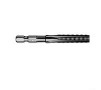 Broca métrica de rosca hexagonal HSS con flautas rectas para una mejor limpieza de virutas, adecuada para madera, plástico, aluminio y materiales de aleación (12 mm)