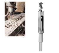 Broca Mortaja Ajustable Carpintería Cincel Acero Rodamiento 20 mm Herramienta Taladro Sierra Agujero Cuadrado Bricolaje