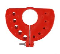 Broca multiespecificación compatible con amoladora angular, herramienta portátil para mantener las brocas y prolongar su vida útil (rojo)
