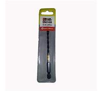 Broca multimaterial y multiuso 5mmx10mm para taladro, vástago hexagonal 1/4", resistente, punta de carburo, para perforación de varios materiales a la vez.