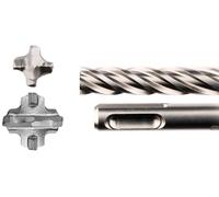 Broca Nemesis2 con 4 cortar, ataque SDS-PLUS Makita