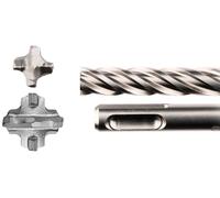 Broca Nemesis2 con 4 cortar, ataque SDS-PLUS Makita