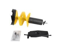 Broca para barrena de hielo, barrena para hielo de nailon de 8 pulgadas de diámetro con adaptador versátil y flotador para capas finas de hielo en áreas de aguas poco profundas,