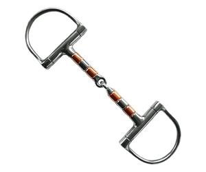 Broca Para Caballo Con Rodillo De Cobre, Junta Única Con En D, Broca De Filete De Acero Inoxidable, Boquilla Para Montar, Entrenamiento Ecuestre Profesional, Equipo Duradero Para Equipo De Caba