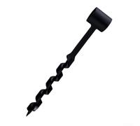 Broca para carpintería al aire libre con tornillo autoperforante cónico para mejorar la precisión de perforación y la eliminación de virutas (16 x 230 mm)
