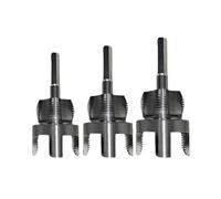 Broca para enhebrar tubos de PPR y PVC, juego de 3 piezas de 20 mm, 25 mm, 30 mm, enhebrador de tuberías de agua integrado