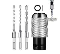 Broca para perforador - Acero 6,5 x 2,4 cm | Adaptador de taladro de con adaptador de broca Dri-l Bits de liberación rápida, eficientes y duraderos Bits para bricolaje