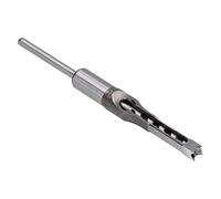 Broca para taladro de orificio cuadrado, broca de acero de alta velocidad para mortajadora, broca de cincel de madera cuadrada de gran resistencia al desgaste con manguito en forma (16mm)
