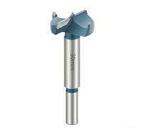 Broca perforadora de bisagra de carburo de 35 mm con tope de profundidad para carpintería, cortador de ala plana ajustable para instalación de puerta de armario, vástago de 8 mm