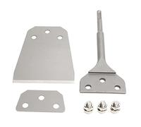 Broca raspadora de piso de 4 pulgadas, herramienta de eliminación de pisos de alta resistencia, broca de cincel raspadora de acero con resorte con mango redondo para pegamento,