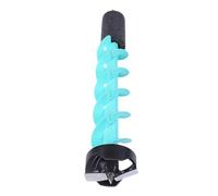 Broca rompehielos HaloVerde, broca helicoidal de 5 pulgadas con cuerpo de nailon ligero y tubo flotante, se conecta a un taladro eléctrico para la pesca en hielo en invierno.