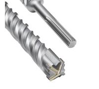 Broca SDS Max - 40 x 520 mm - Broca para hormigón con 4 filos de carburo y doble hélice - Para hormigón, piedra, piedra natural