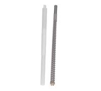 Broca SDS MAX De Carburo Con Punta De Impacto, 6 Cortes, 20mm De Diámetro, 500mm De Longitud - Alta Resistencia Y Durabilidad, Diseño De 6 Flautas, Para Hormigón Y Piedra