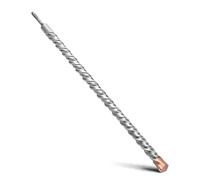 Broca SDS Plus de 210 mm con doble hélice, broca for taladro percutor for hormigón, piedra y piedra natural.(22mm)