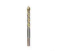 Broca triangular para mampostería de aleación de carburo para azulejos de cerámica, vidrio, hormigón, ladrillo, piedra, perforación, agujero de 3 a 12 mm, accesorio profesional para herramientas