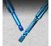 Broca triangular para vidrio y plástico, 612 mm, diseño excéntrico con acabado a prueba de óxido para un uso duradero (12 mm)