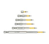 Brocas Antideslizantes - Juego De 6 Brocas K5 Para Taladro Atornillador | Accesorios De Taladro Para De Reemplazo En Eléctrica Construcción Pladur Garaje