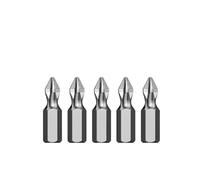 Brocas antideslizantes y a prueba de golpes, puntas de destornillador magnético fuerte de alta dureza, juego de destornilladores PH2 de 25/50/65/70/90/150mm(5pcs 25mm)