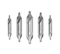 Brocas centrales Brocas centrales combinadas HSS de 60 grados, brocas de núcleo de 1,0-6,0 mm, herramientas de perforación de metal, brocas avellanadas angulares(3.15mm)