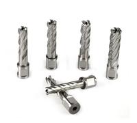 Brocas de acero de alta velocidad for perforar agujeros, brocas de núcleo prácticas, cortador anular, herramientas de perforación de metal, herramientas abrasivas, 1 pieza(11x25mm)