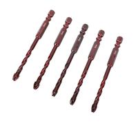 Brocas De Albañilería Alta Cobalto Bit Set Profesional para el Azulejo De Vidrio Cerámica Madera 6mm 5 Unids Vástago Hexagonal