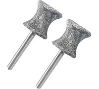 Brocas de amoladora rotativa de diamante para uñas de perro, 2 piezas de cabezal de amoladora de diamante para uñas de perro para Dremel, muela de repuesto de 1/8 pulgadas para el aseo de las uñas