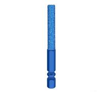 Brocas de cabeza de molienda con revestimiento de esmeril con vástago hexagonal para eliminación de óxido y tallado de jade o piedra, diseñadas para uso en herramientas giratorias (b)